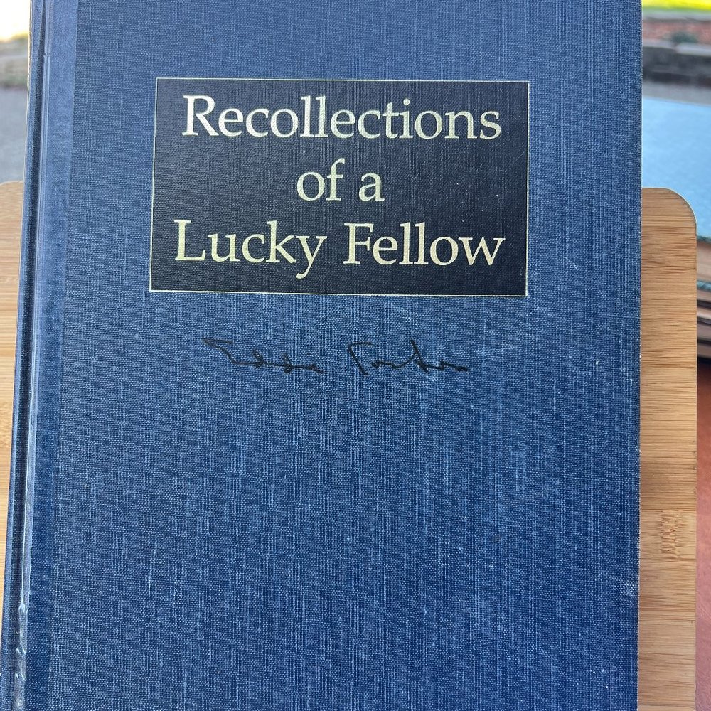 Recollections‎ of a Lucky Fellow by Edward E. Carlson 1989 HC